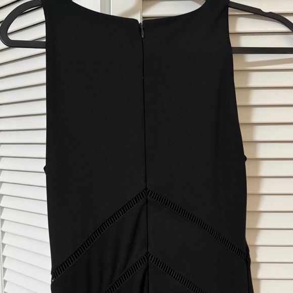Banana Republic Sleeveless Ponte V-Neck Black Maxi Dress - Picture 4 of 5